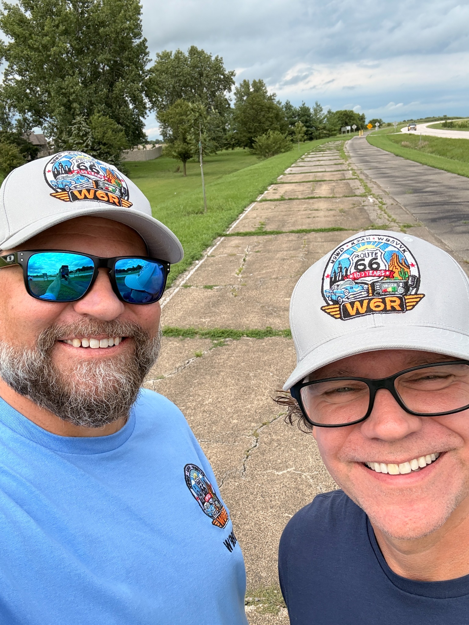 A roadside stop on the old pavement
