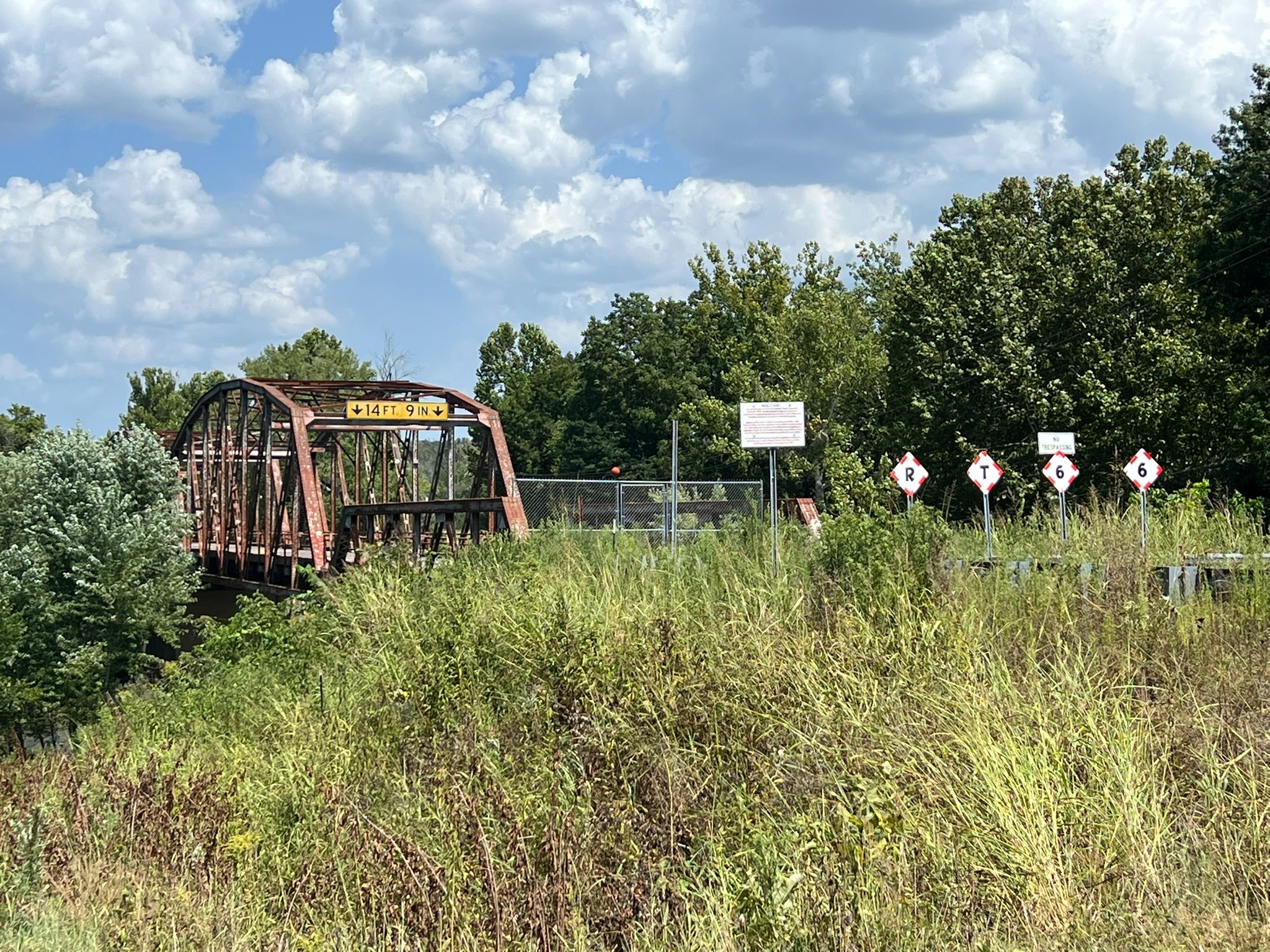 An old Route 66 bridge we discovered along the way