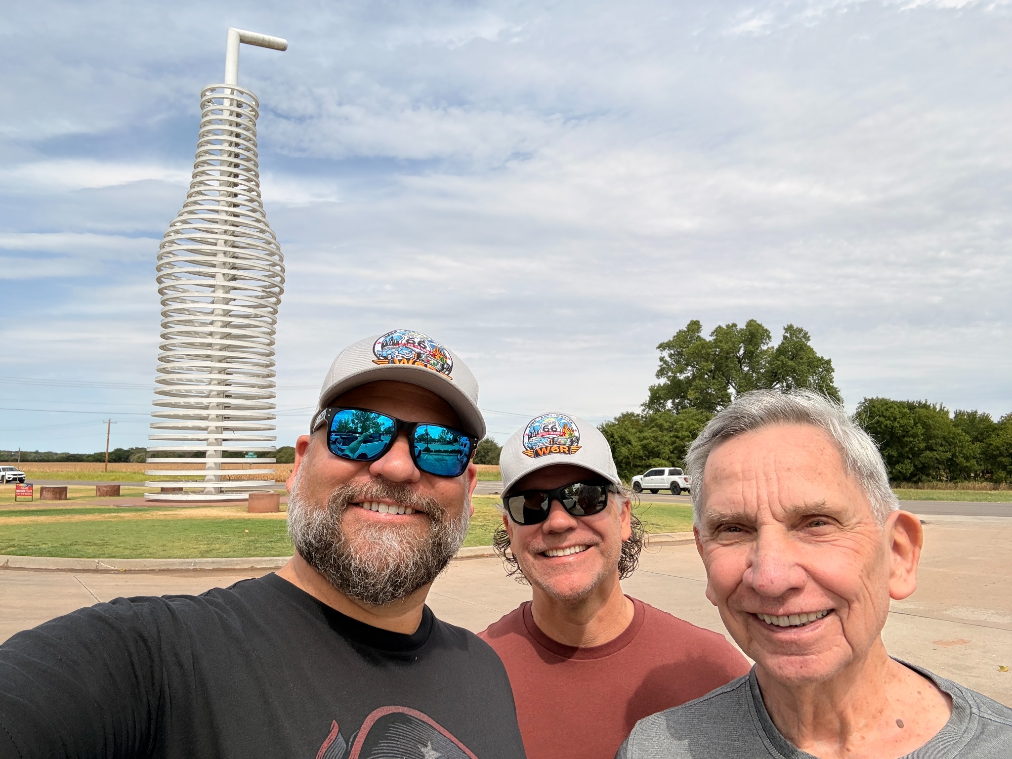 The team at the giant soda bottle at POPS.