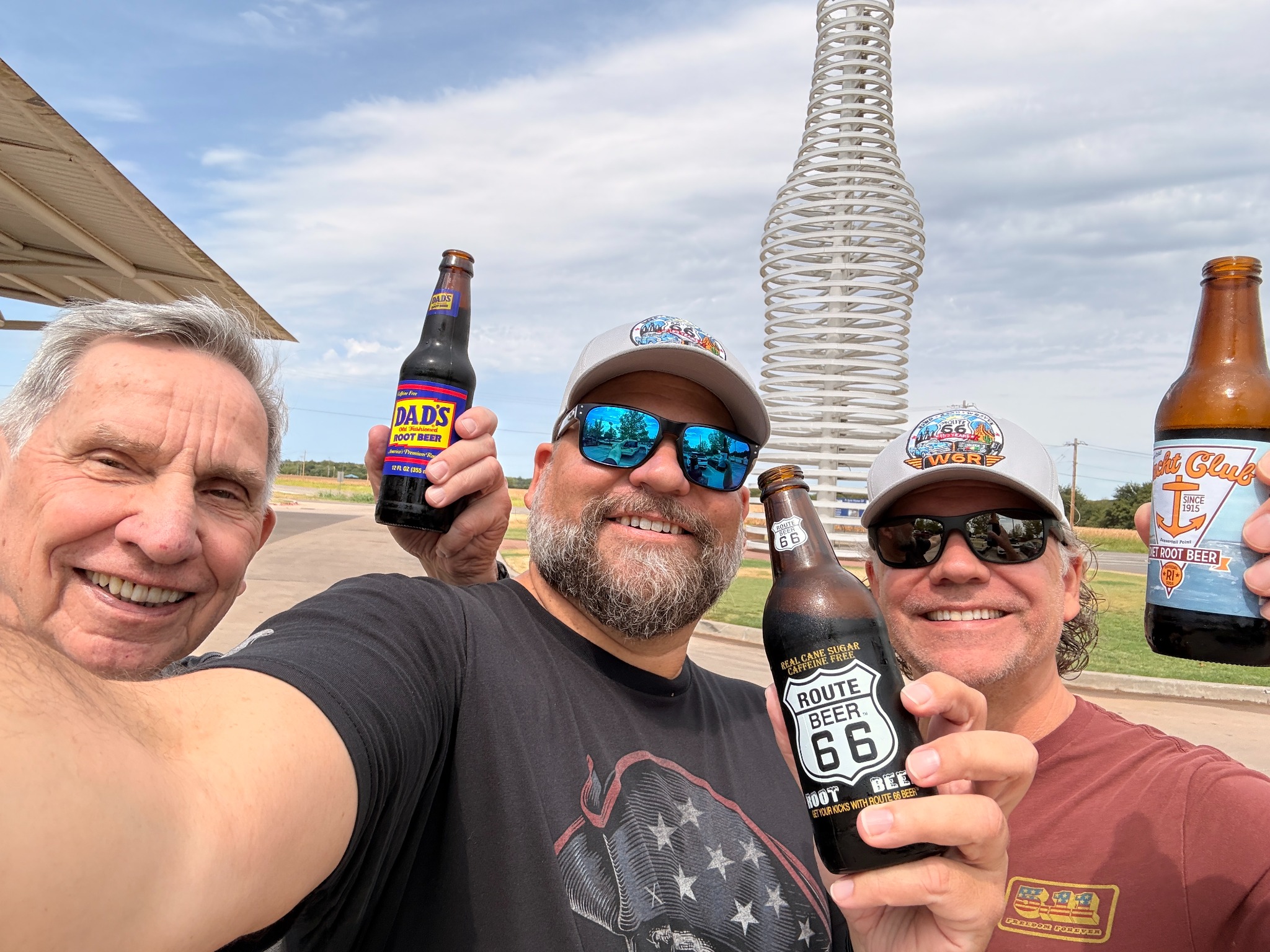 A Route 66 soda toast at POPS.