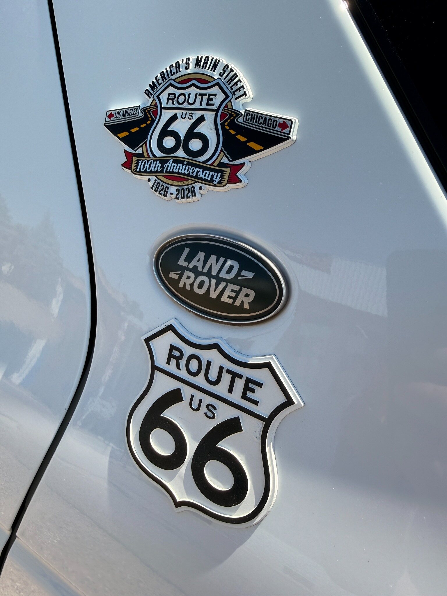 More new Route 66 badges for the expedition vehicle.